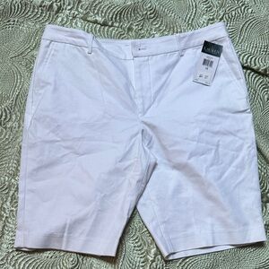 Ralph Lauren White Men's Flat Front Shorts